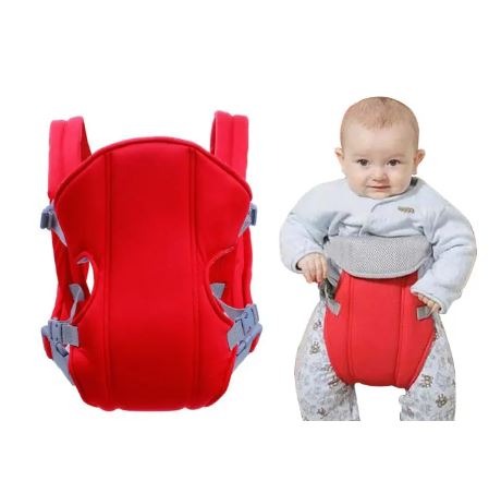 Adjustable Baby Carrier Safety Belt Backpack | Strong Material Infant & Toddler Carrier | Comfortable Baby Carrying Sling for Newborns (Random Color